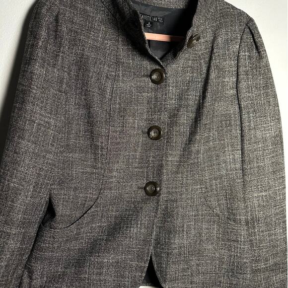 Lafayette 148 New York Wool Blend Tweed Pattern Evening Jacket Women's 8 - Picture 7 of 8